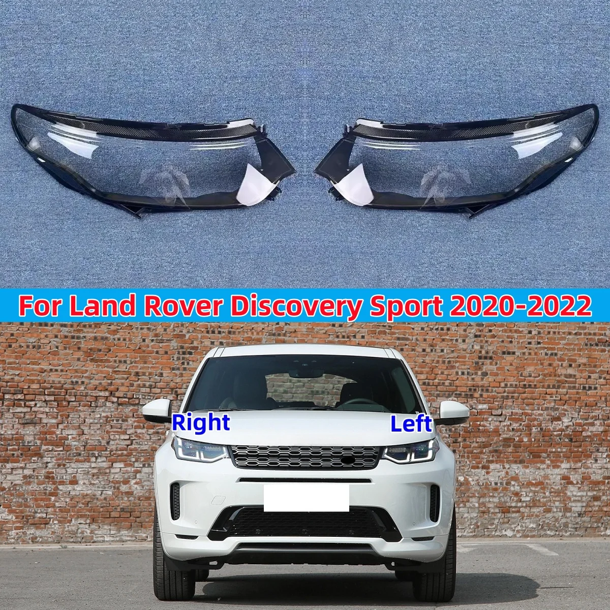 

For Land Rover Discovery Sport 2020 2021 2022 Car Headlamp Cover Headlight Shell Glass Lamp Shade Transparent Lampshade Lens
