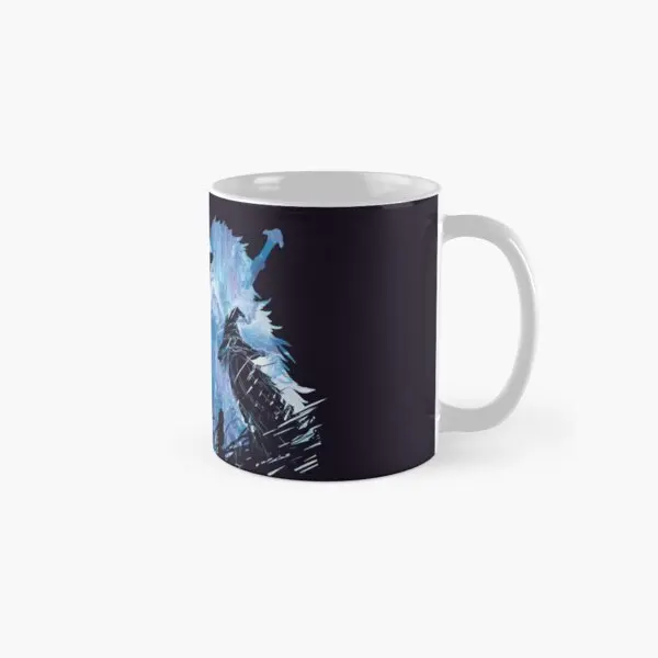 Wolf And The Witch Blaidd And Ranni Cla  Mug Cup Printed Drinkware Image Simple Design Picture Coffee Handle Round Photo Gifts