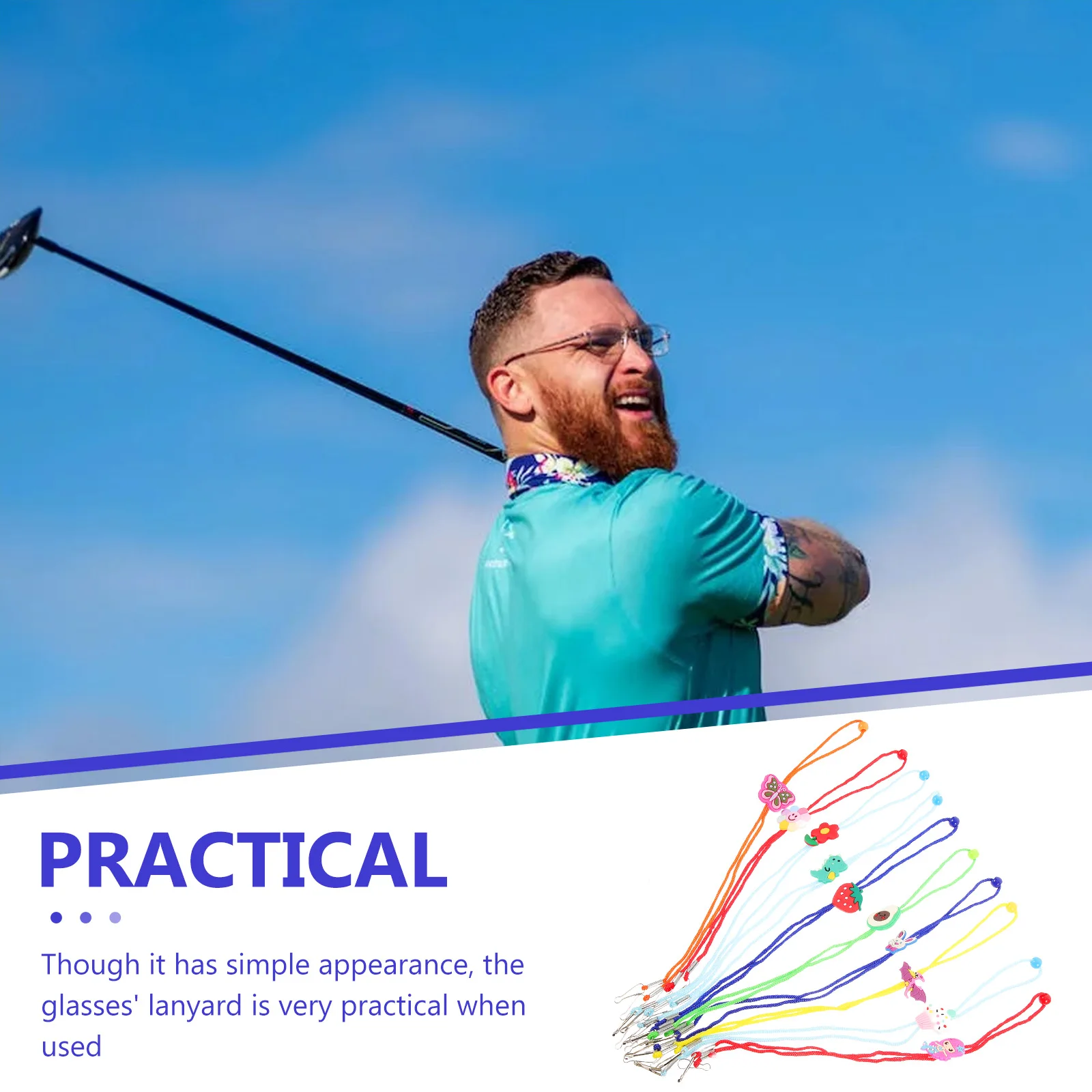 

10pcs Kids Glasses Strap Children Eyewear Lanyards Elastic Adjustable Sunglasses Ropes Frame Straps For Boys Girls Protective