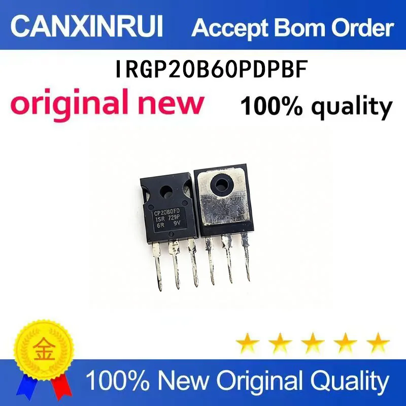 (5-100 Pieces) Brand new original IRGP20B60DPBF GP20B60PD IGBT power transistor 20A600V chip IC