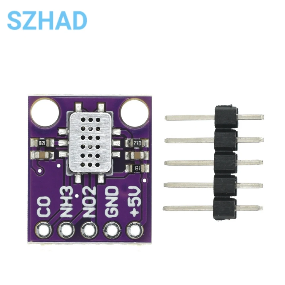 MICS-6814 Air Quality Sensor Module for CO VOC NH3 Nitrogen Oxygen Gas Detection