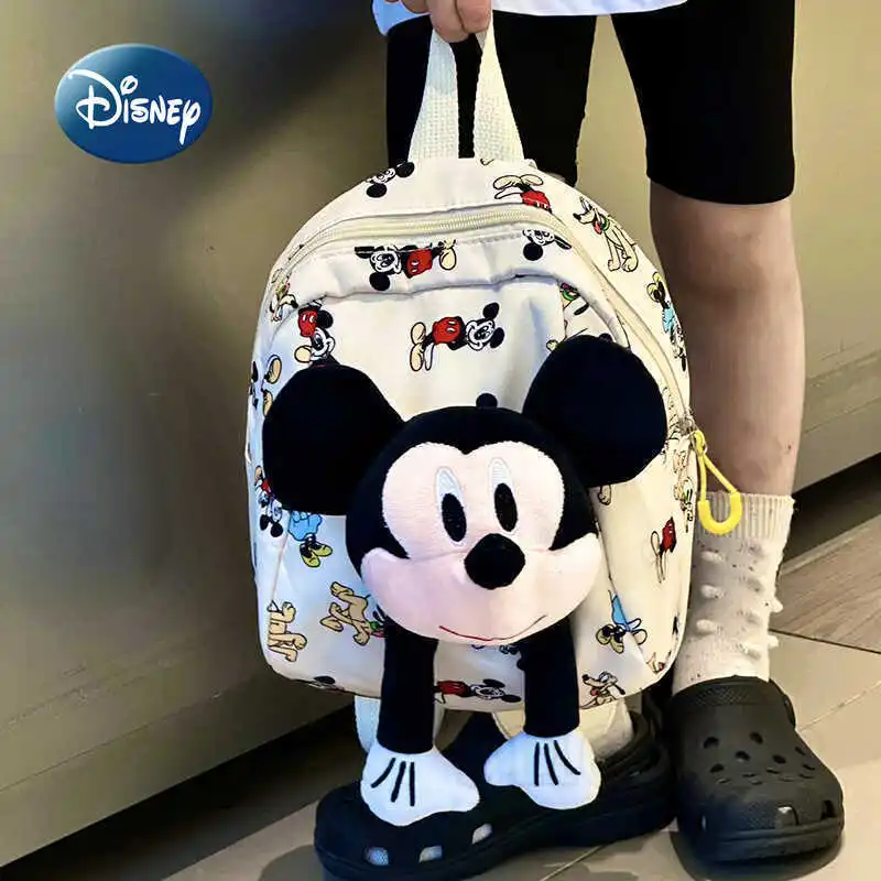 

Disney Mickey New Kindergarten School Bag Cartoon Lightweight Boys and Girls School Bag Fashion Doll Casual Toddler Backpack