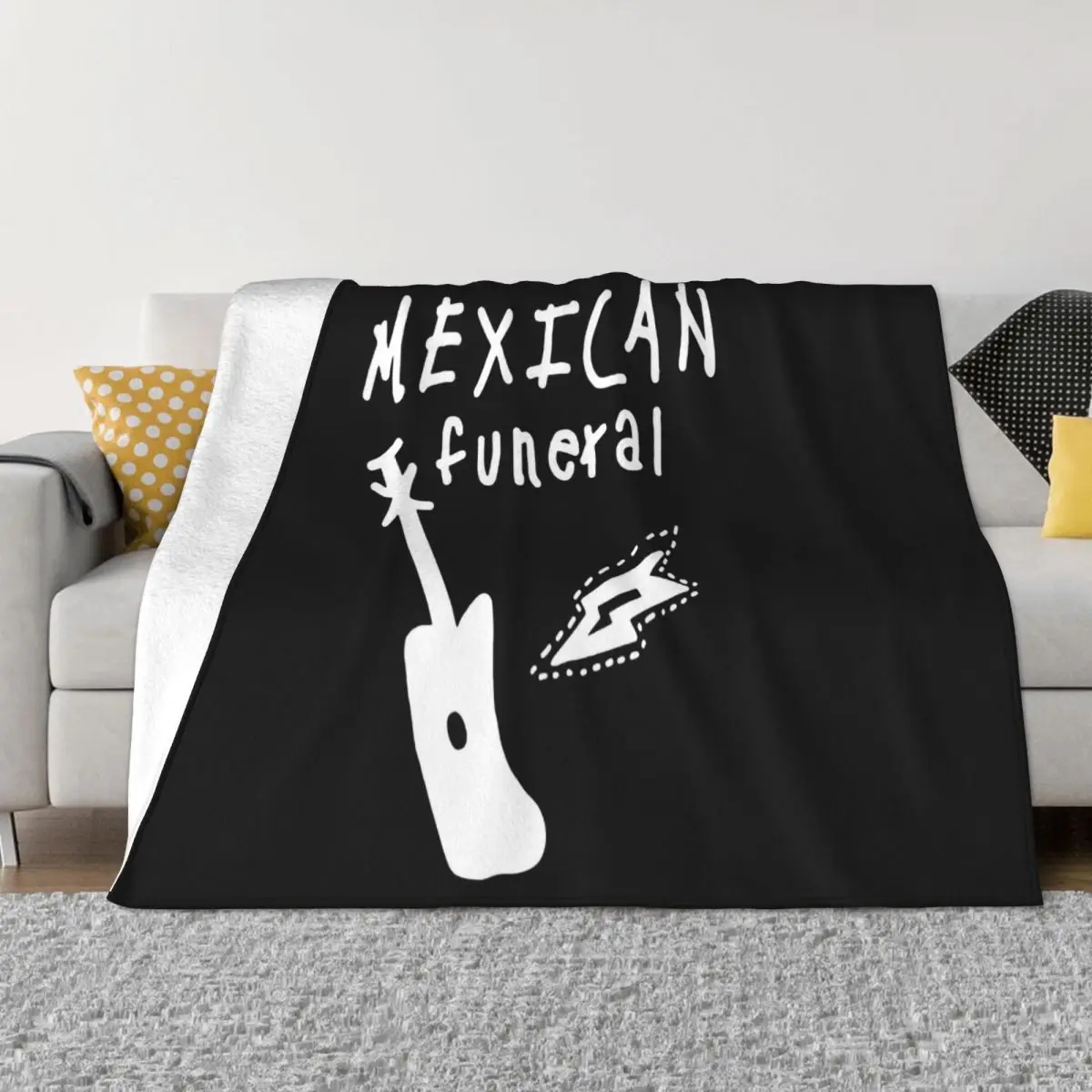 Mexican Funeral Inspired By Dirk Gentleys Holistic Detective Agency Streetwear Throw Blanket