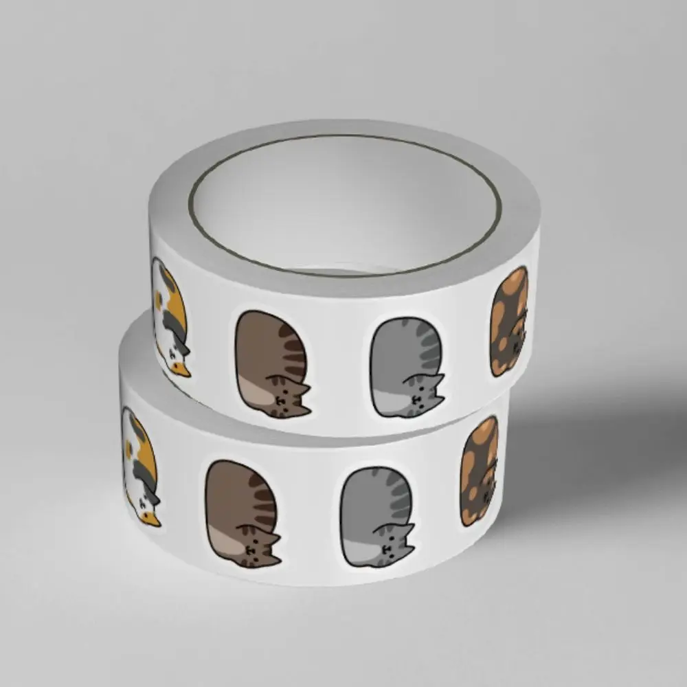 Cute Pvc Animals Sticker Cartoon Cat Tuo Tuo Stationery Sticker DIY Kawaii Envelope Sealing Sticker Craft Supplies