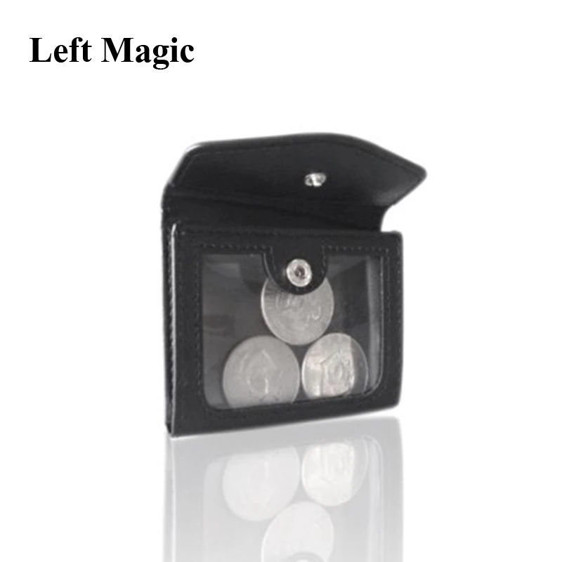 

Vision Purse Magic Tricks Coin Magic Routine Illusion Magician Close Up Gimmick Props Comedy Coin Appear Vanish Magia Wallet