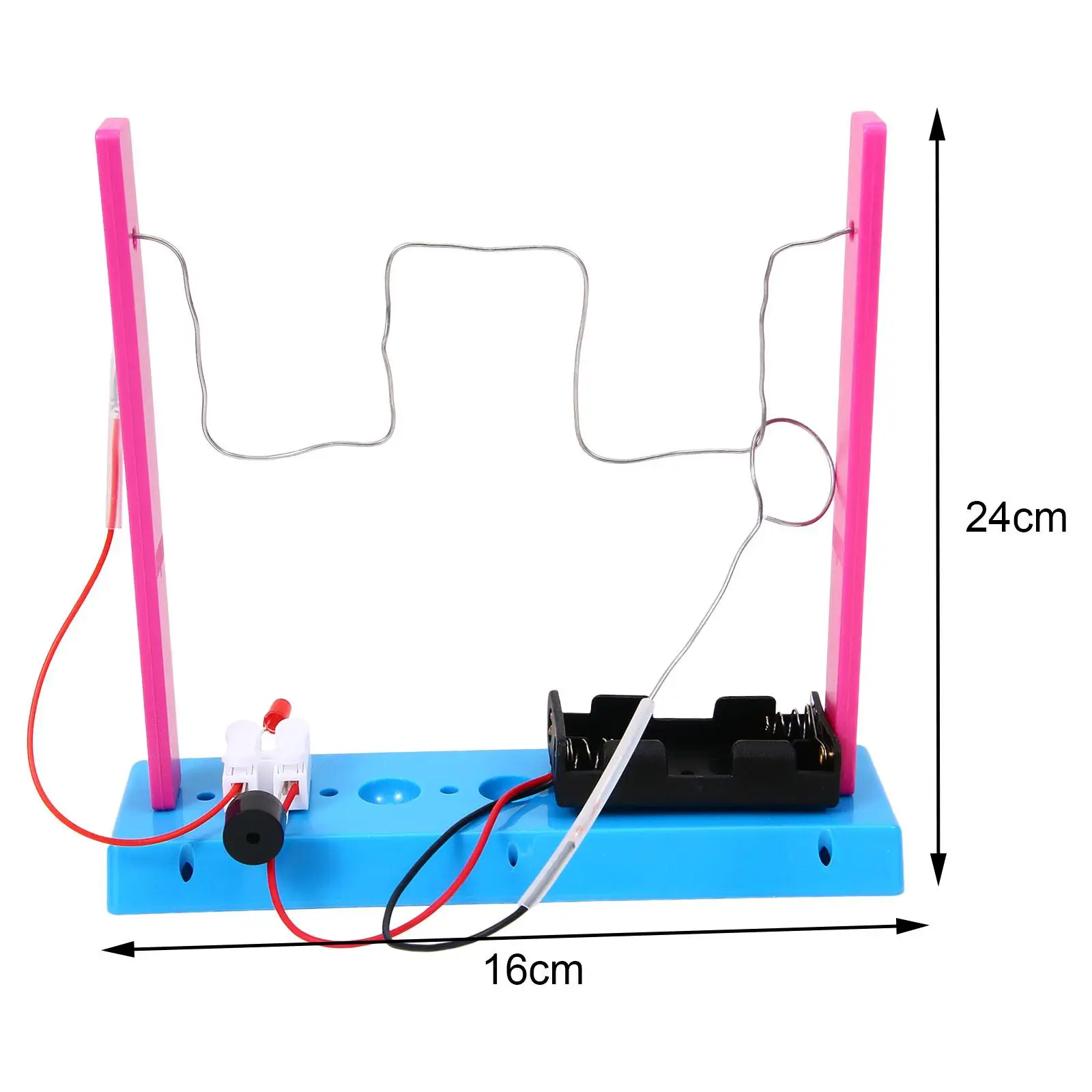 ABS komponen elektronik Kit sirkuit lintas garis api untuk hadiah anak-anak