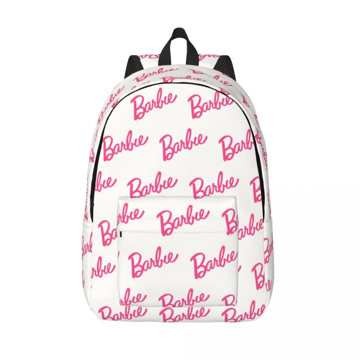 Barbie clássico Daypack para o trabalho do escritório, bonito Sanrio Barbie escola Zipper encerramento sacos, adolescente, presente de aniversário infantil