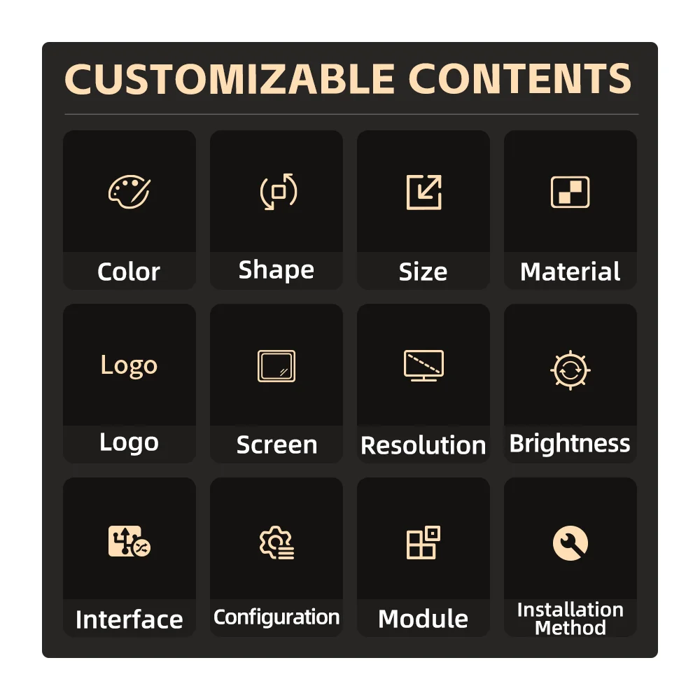 شاشة لمس سعوية مدمجة 7 بوصة IPS 16:10 شاشة عرض LCD بإطار مفتوح مع VGA USB BNC AV للمدخلات-جديد #4