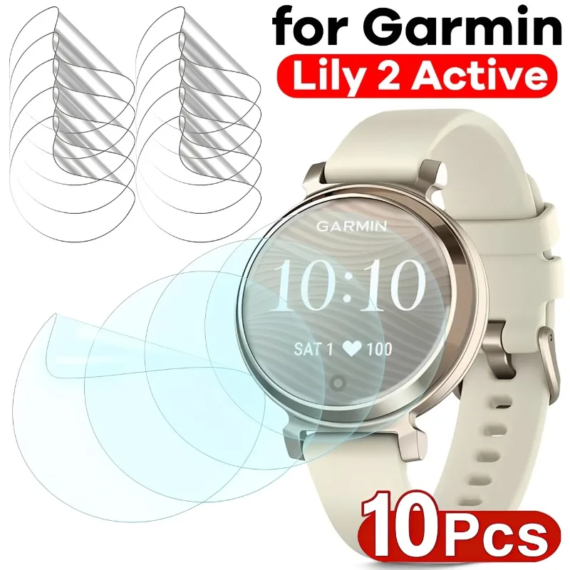 

2/6/10PCS TPU Hydrogel Film for Garmin Lily 2 Active Smart Watch Screen Protector Film HD Scratch Resistant Protective Soft Film