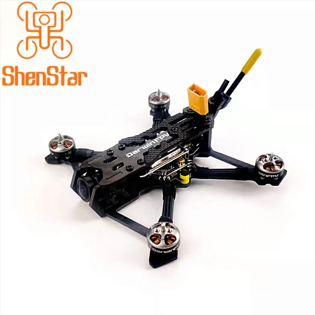 

ShenStar FPV Frame Kit RC Plane Quadcopter Brushless Motor w/ RunCam Nano 4 Camera F411 15A Flight Controller VTX Propeller ESC