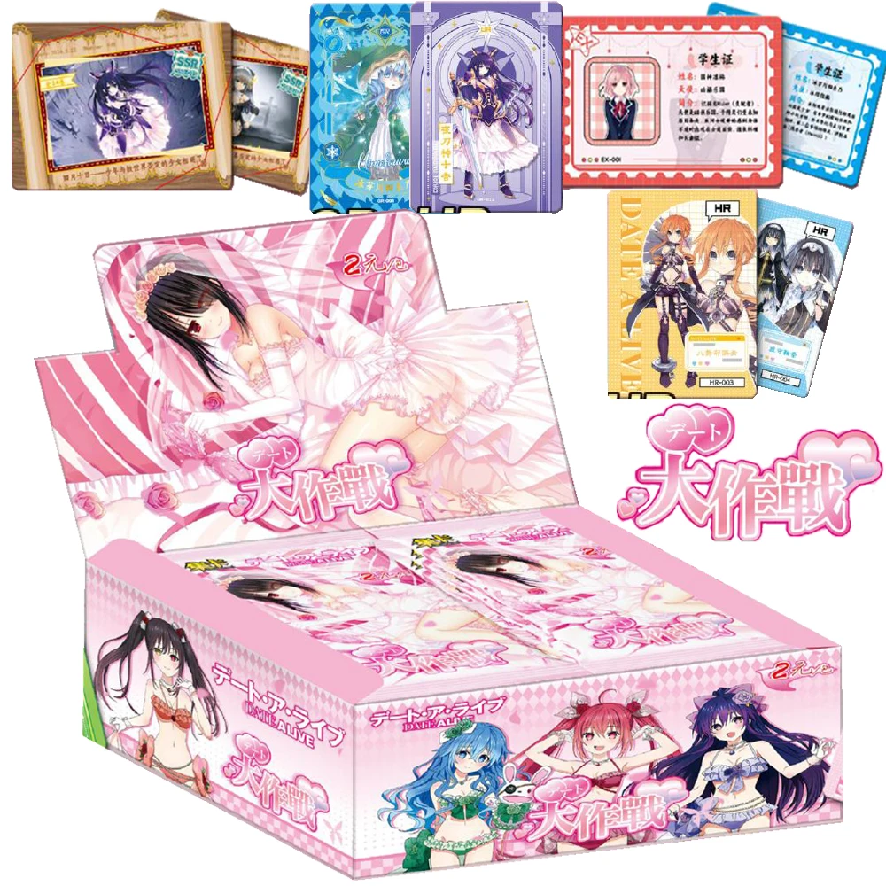 Wholesale DATE A LIVE Card For Children Hoshimiya Mukuro Natsumi Kagamino Fashion Poster Limited Game Collection Card Table Kids