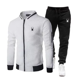 2024 Spring/Summer Golf Men's Wear Set Brand Fashion Zipper Jacket+Pants Two Piece Set Men's Casual Jogging Sports Wear Set