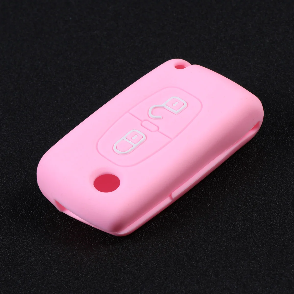

2 Button Car Key Cover Accessories Automotive Shells Case for Container Back Seat