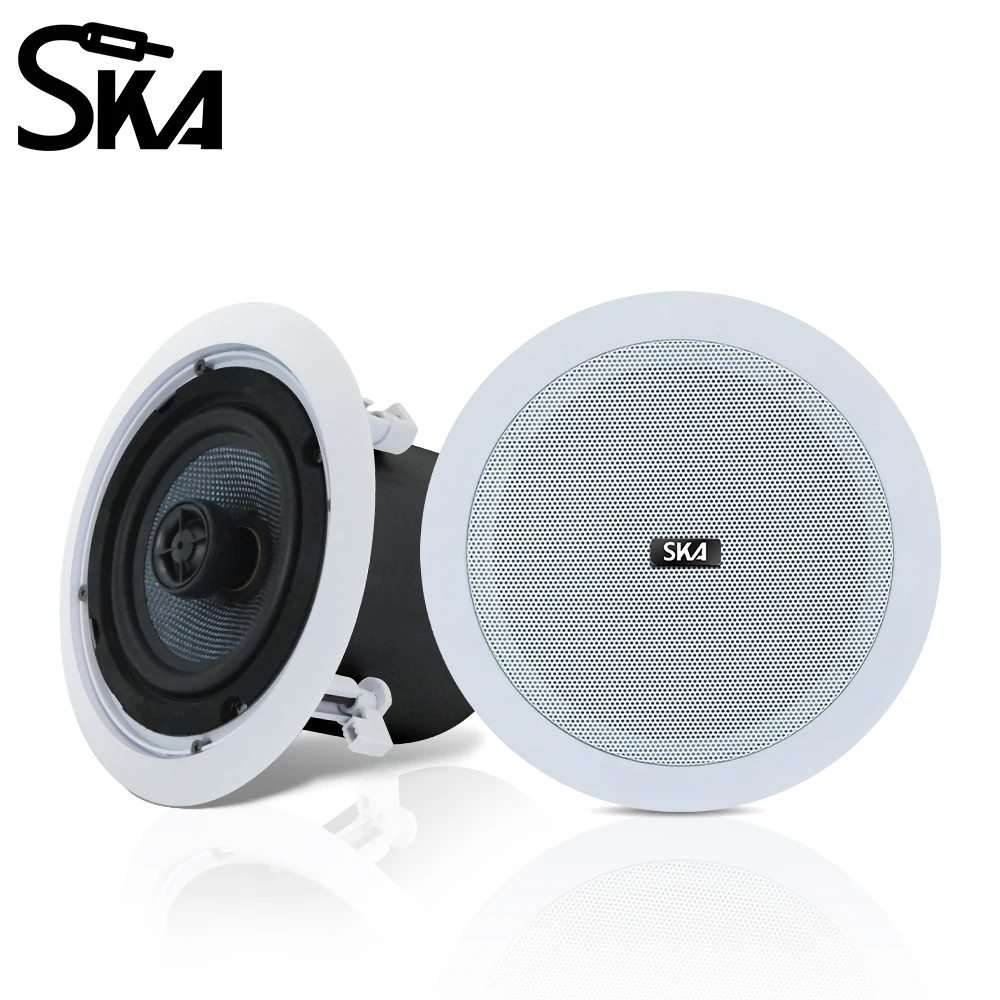 Coaxial Ceiling Speaker 100V 30W Passive Recessed In Wall Ceiling Speakers  PA Sound System  for Supermarket Shopping Mall Hotel