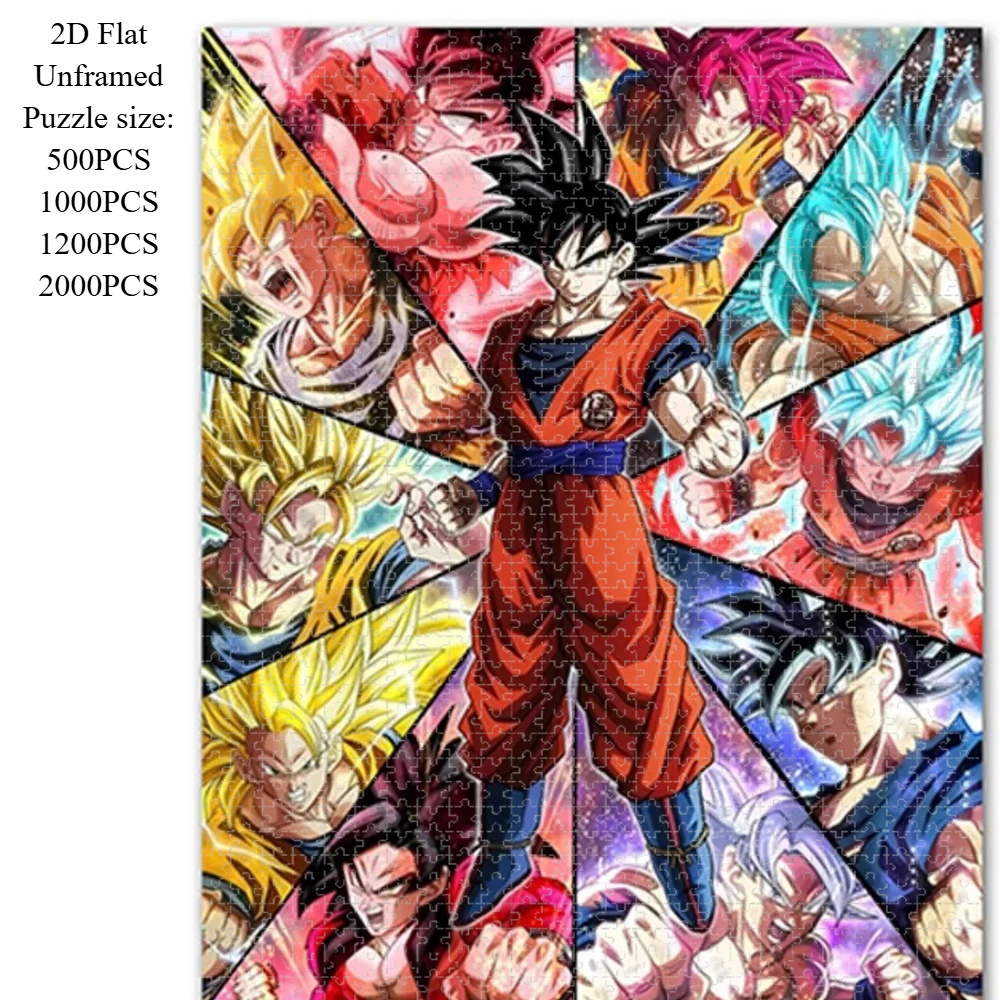 

Пазл из 500 деталей: Японское аниме Dragon Ball, развивающая игрушка для детей, детские игры, рождественский подарок