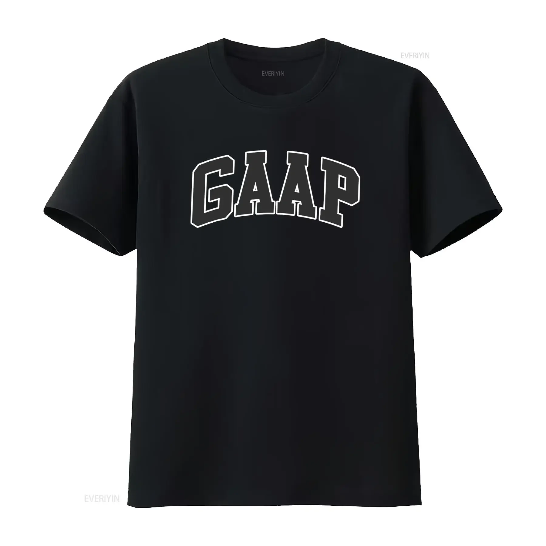 T-shirt Gaap Accounting : Design Tendance et Amusant avec Mèmes Financiers pour un Style Vintage Lavé, Respirant et Élégant