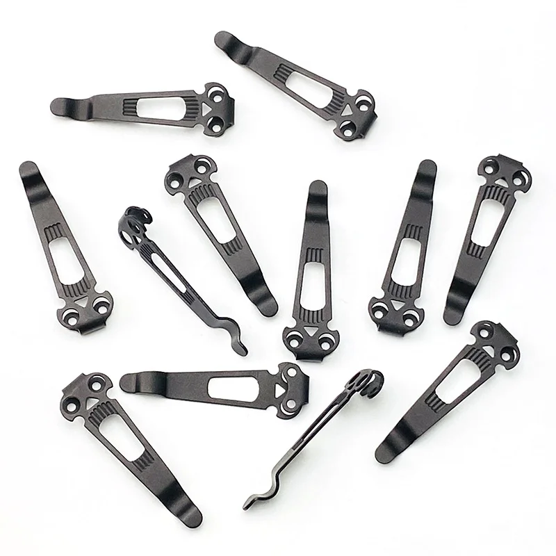 พร้อมสกรูสแตนเลสสตีลลึก Carry Back กระเป๋าคลิป Clamp สำหรับ Benchmade Griptillian Mini-Grip Bugout 940 Emerson CQC proTech