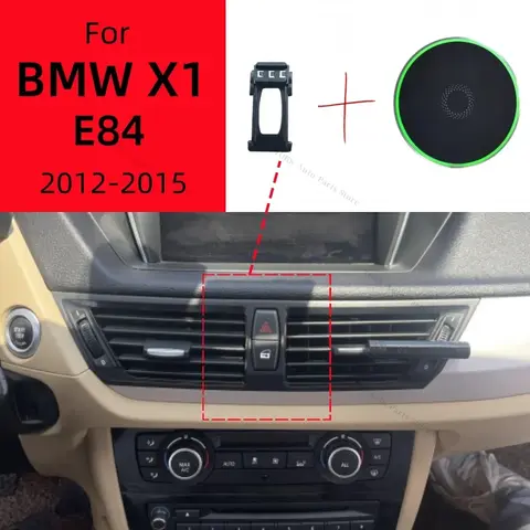 BMW X1 E84 2012-2015 용 마그네틱 자동차 전화 거치대, 무선 충전 특수 고정 브래킷 베이스, 맥세이프 마운트, 미끄럼 방지