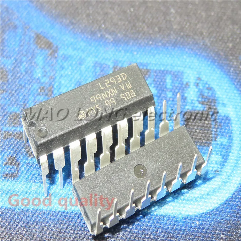 5PCS/LOT  New L293 L293D DIP-16 Stepping Driver Chip/Driver Four Diodes New In Stock