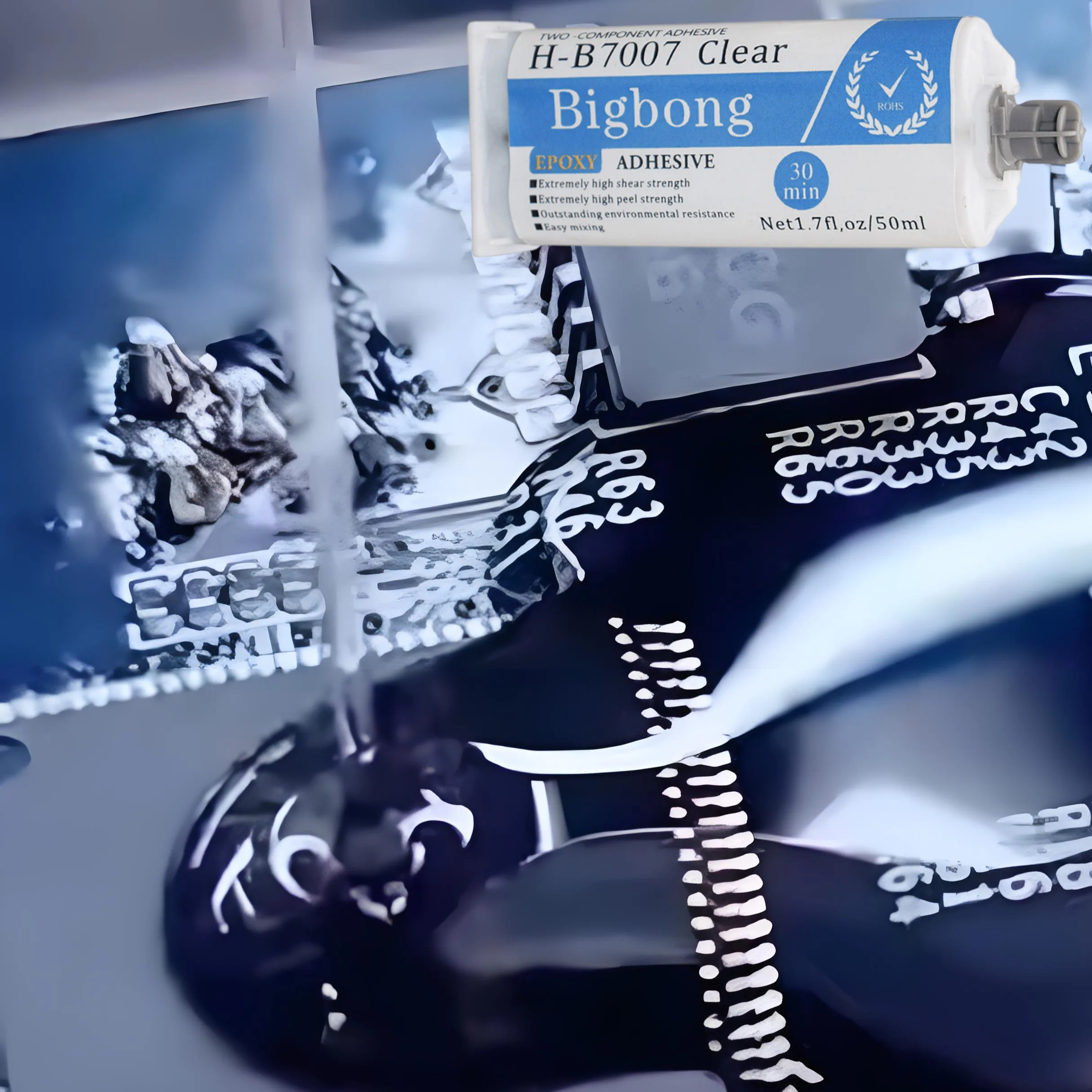 20 Stück Epoxidharz Transparenter Dichtungskleber 50ml 1:1 Strukturklebstoff 30 Minuten Bigbong Starker AB-Kleber 2-Komponenten Klarer Epoxidharz – Detail 5