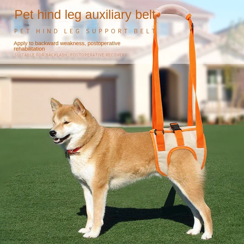 New Back Leg Auxiliary Strap Elderly Older Dog Disabled Dog Rehabilitation Exercise Belt Upstairs Assistance Belt