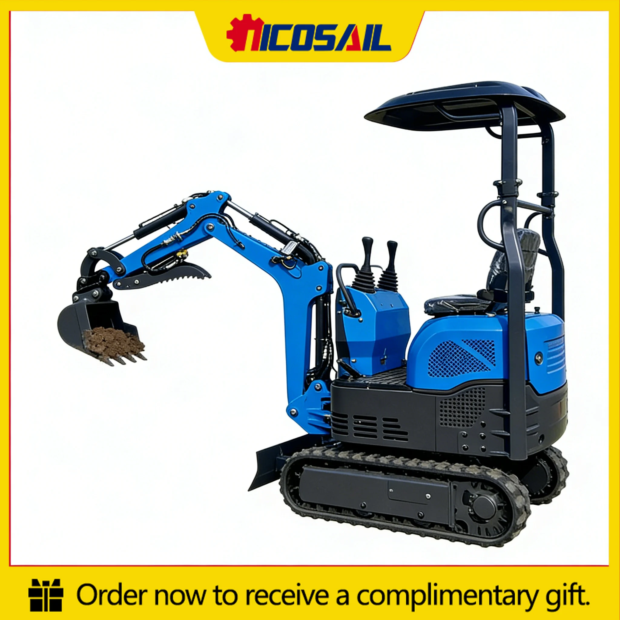 

0.6 ton small excavator with hydraulic quick lifting for agricultural garden excavation and sale of small excavators
