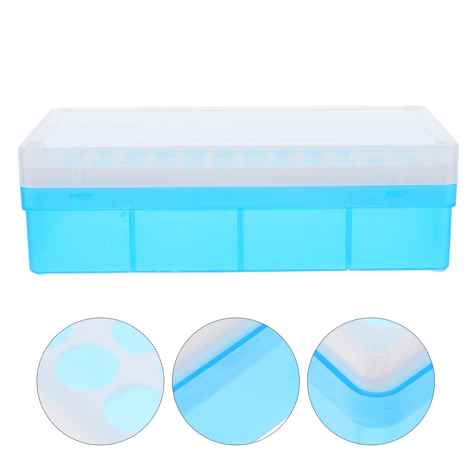 

2 pcs Holder Plastic Rack For Laboratory Storage Freezing Durable Tube Plastic Stand Test Tube