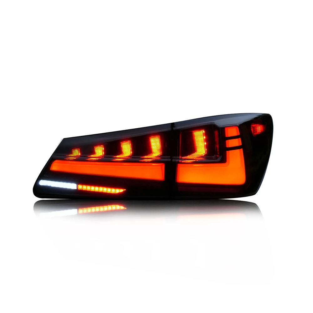 Upgrade Modified Rear Lamp High Performance LED Taillight For Smoke Black For Lexus is250 is300  Taillamp