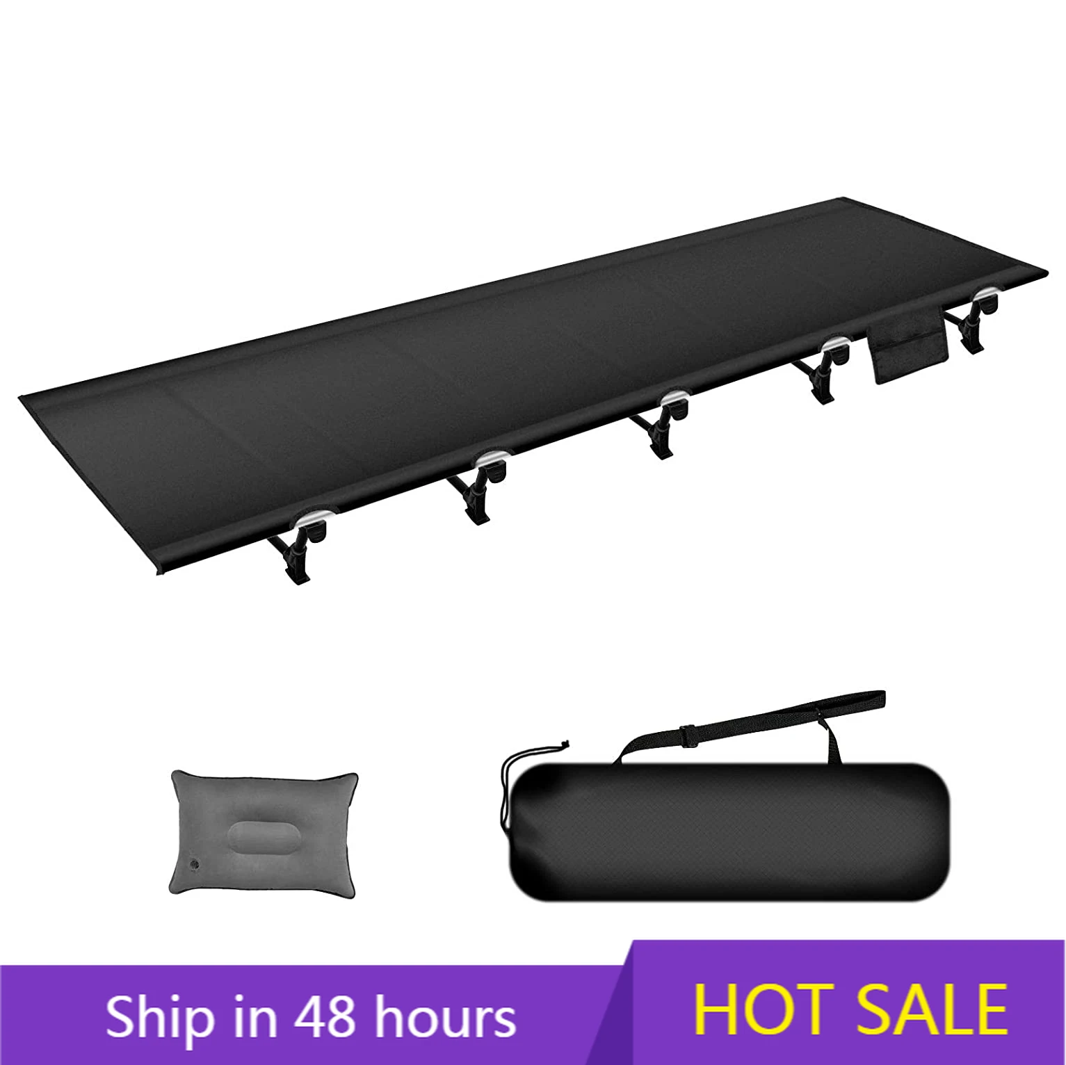 

YTYIN YTYIN Ultralight Outdoor Folding Adults Customizable Single Camping Beds