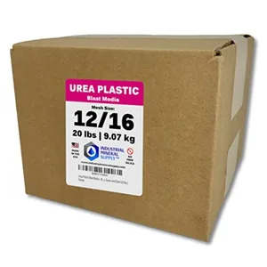 Urea Plastic Blast Media - Mesh Size 12/16 - Plastic Abrasive for Stripping Paint and Removing Coatings from Cars Aircraft Truc