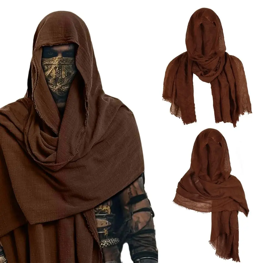 Mantello da spalla Mantello cosplay da pirata medievale Mezza mantello Cappuccio vintage Costume rinascimentale Mantello da spalla Pros