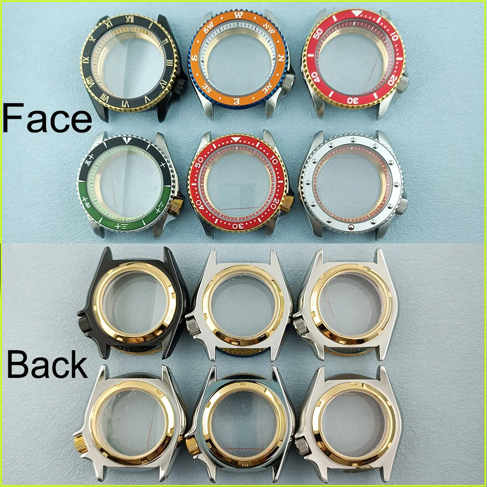 

42mm NH36 NH35 Movement Watch Case 316L Stainless Steel Sapphire 10BAR Waterproof One Piece Theme Transparent Bottom Accessories