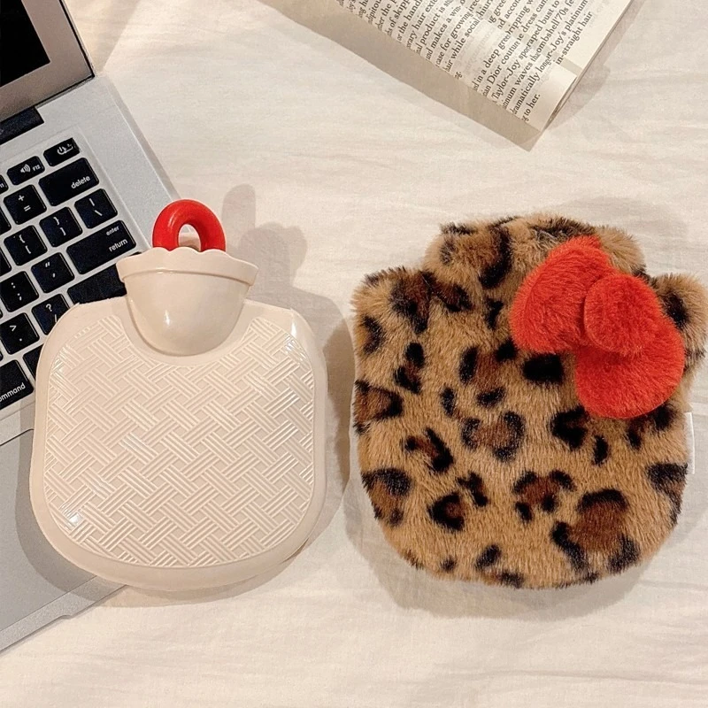 

Новый хит продаж, зимний согревающий живіт, горячий компресс, плюшевая грелка для рук, милая утолщенная сумка для теплой воды, грелка