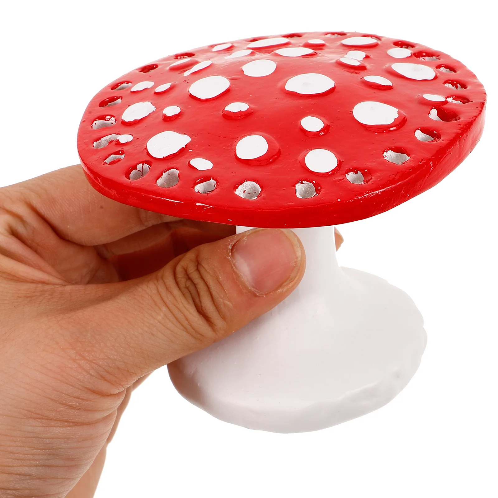 

Creative Mushroom Jewelry Stand Resin Earring Holder Organizer Ear Stud Display Rack for Rings Necklaces Compact Jewelry