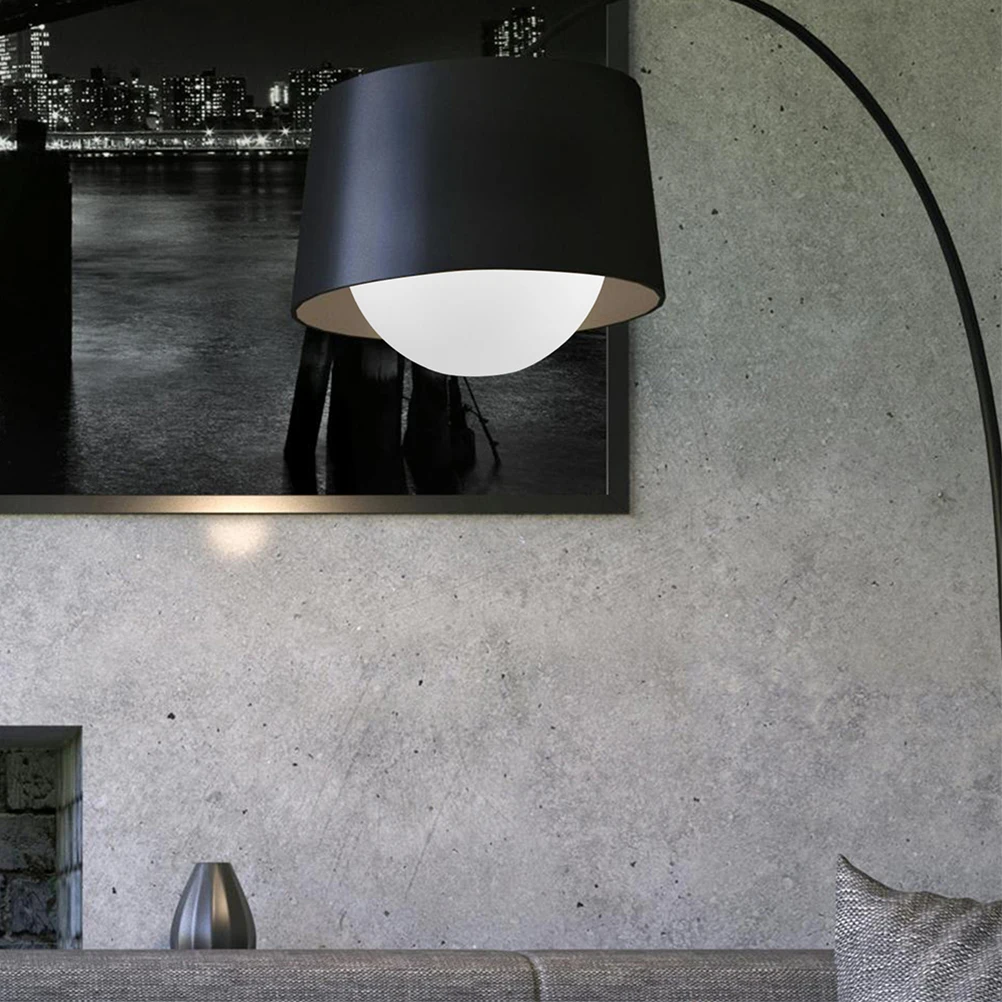 

3pcs White Mushroom Plastic Shades Floor Lamp Replacement Wall Sconce Ceiling Fan Cover Bowl Design Pendant Light Shade Glass