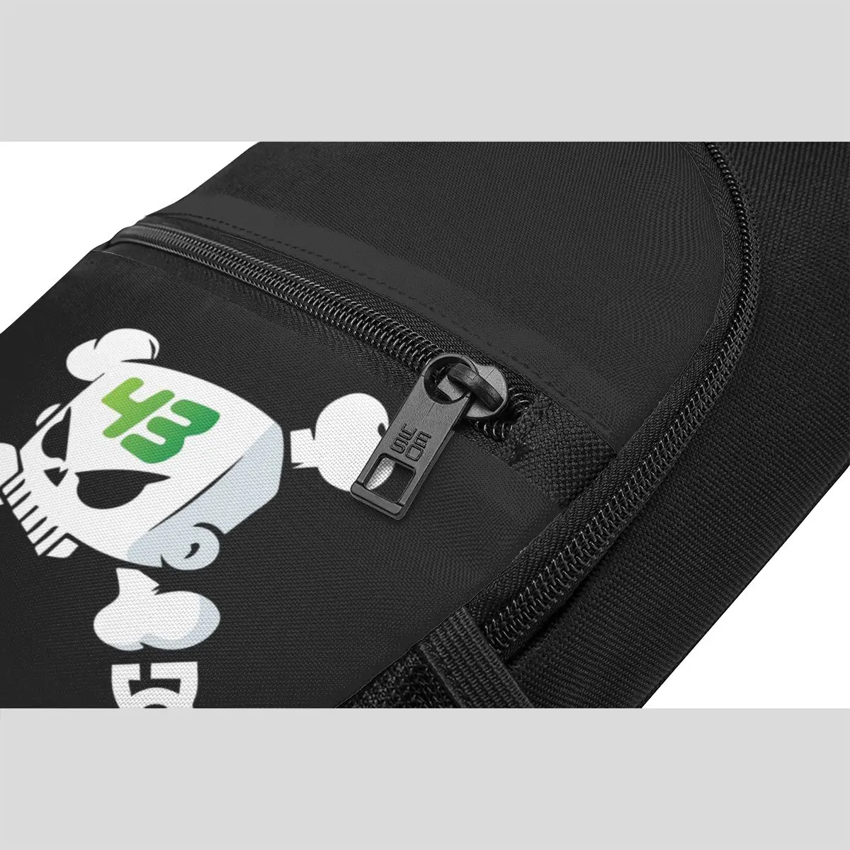 Ken Block Skull 43 Chest Bag Men Sling Crossbody Backpack Chest Bag Travel Hiking Daypack Shoulder Bag