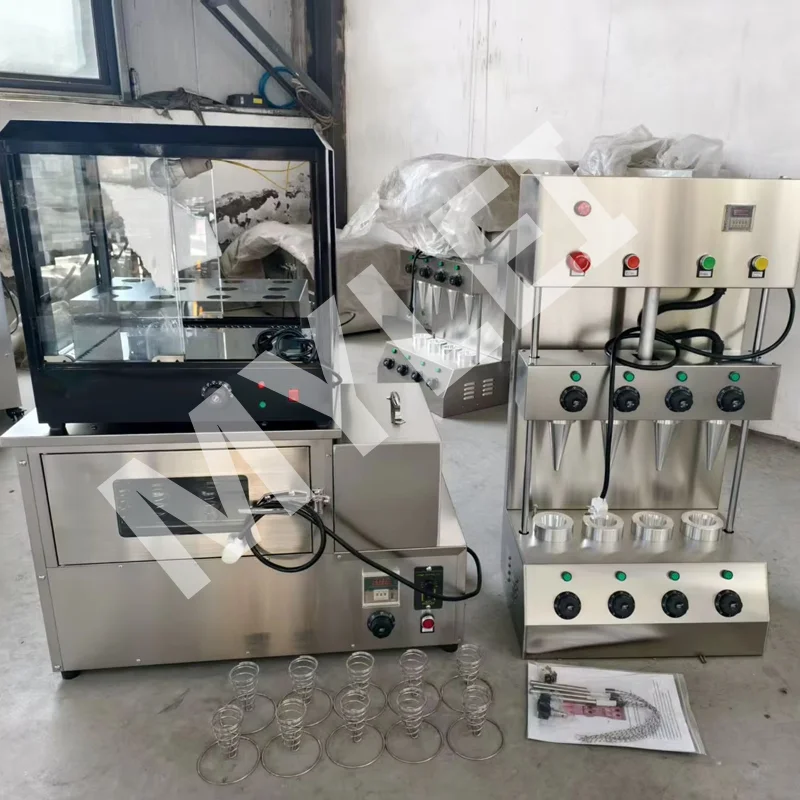 New China Manufacture Incense Cone Making Machine Customized Umbrella Conch Shape Ice Cream Cone Function 304 Stainless Steel
