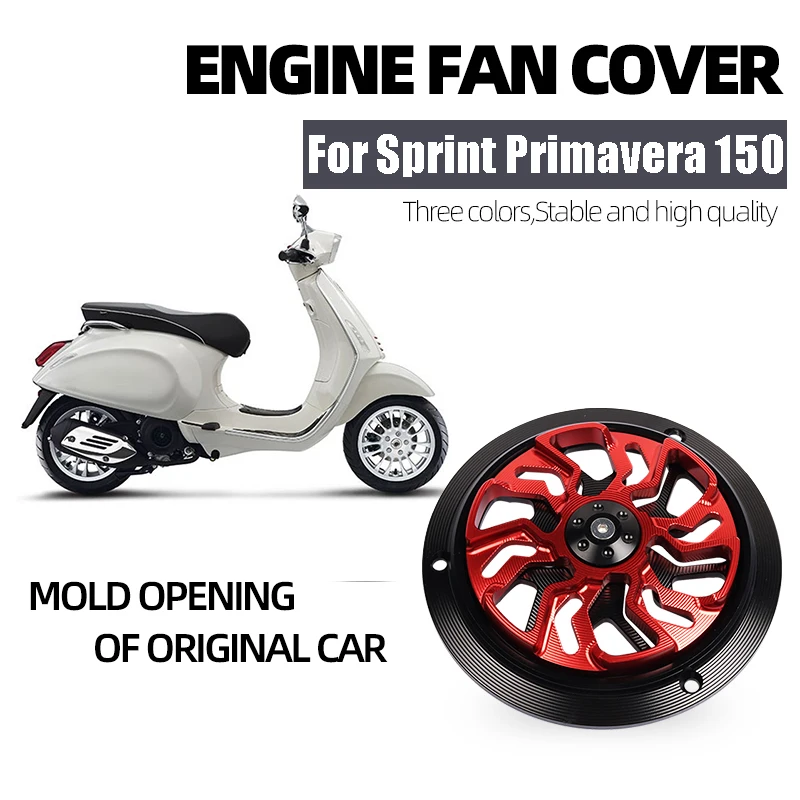 Motorcycle Accessories Engine Cover Fan Cover Protector Radiator Guard For Vespa Sprint150 Sprint 150 Primavera 150 2013 - 2023