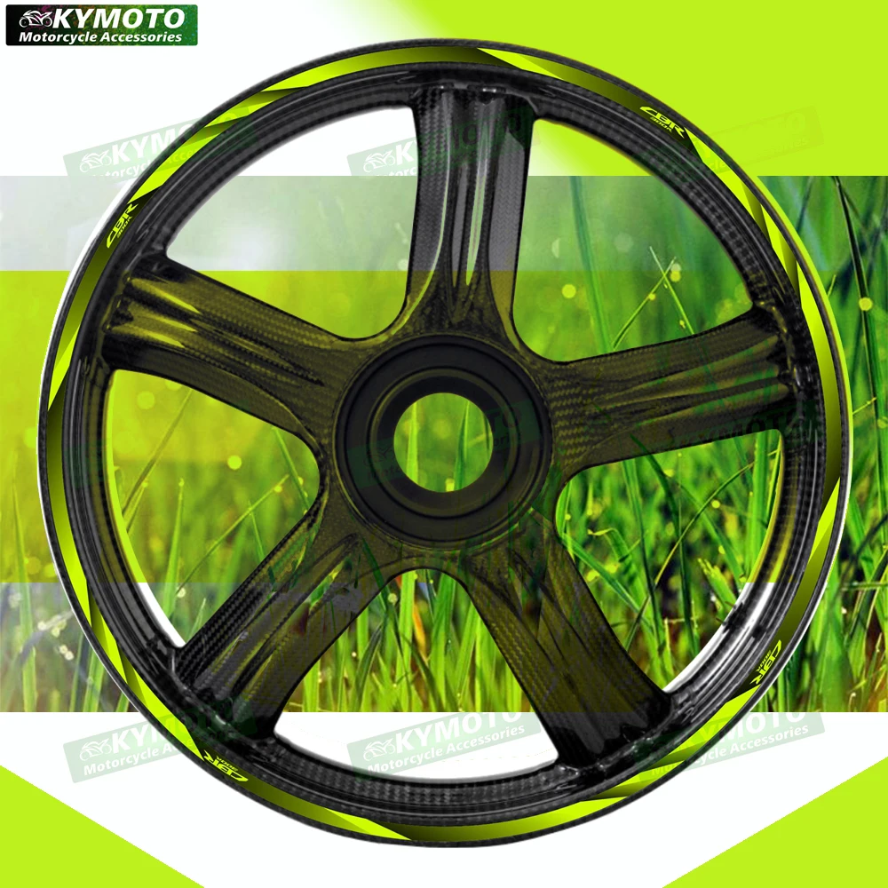 

Светоотражающие наклейки для мотоциклов HONDA CBR300R CBR 300R, 17-дюймовые наклейки на передние и задние диски, аксессуары для обтекателей, украшение