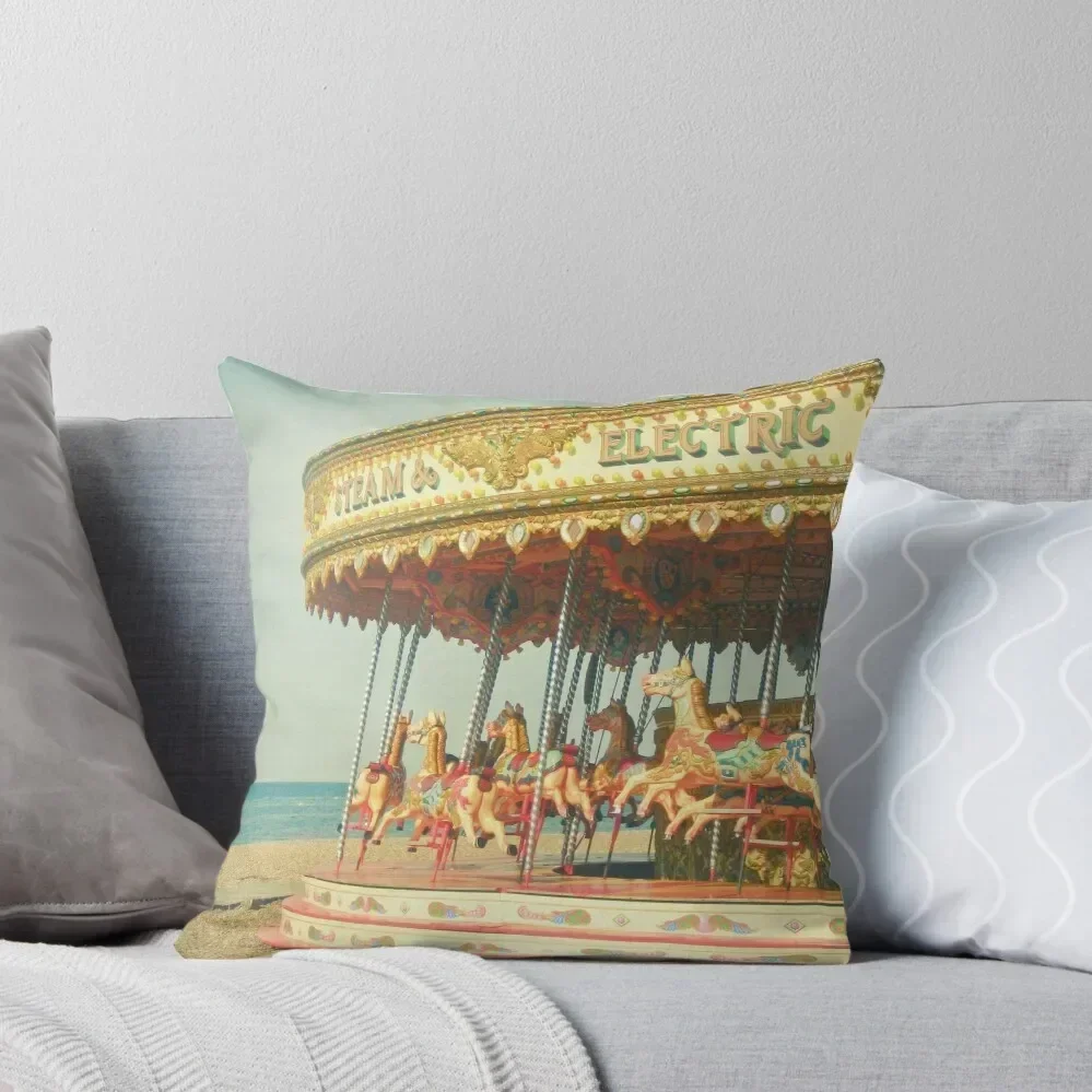 

Seaside Carousel Throw Pillow luxury home accessories Luxury Sofa Cushions luxury sofa pillows Sofas Covers pillow