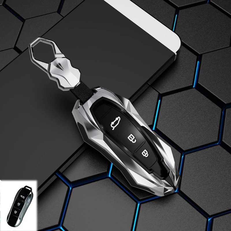 Zinc Alloy Car Key Cover Plastic Key Case Keychain for Dongfeng Fengguang DFSK Glory 580 Fengon Ix5 Ix7 Seres Sf5 2021 2022