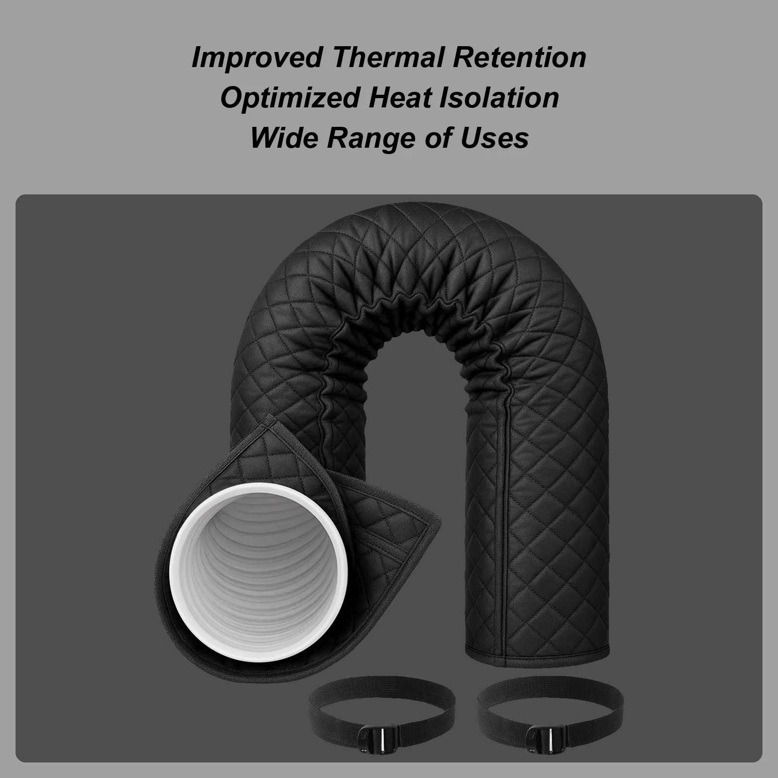 

Air Conditioner Hose Cover Wrap 59 Inches Portable Air Conditioner Hose Cover Oxford Cloth Heavy-Duty Replacement Parts For
