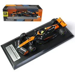 Modèle de course F1 McLaren MCL60 #4 Lando Norris #81 timate Piastri, voiture de collection en alliage moulé sous pression, échelle 1:24, cadeaux de jouet de formule 1, 2023