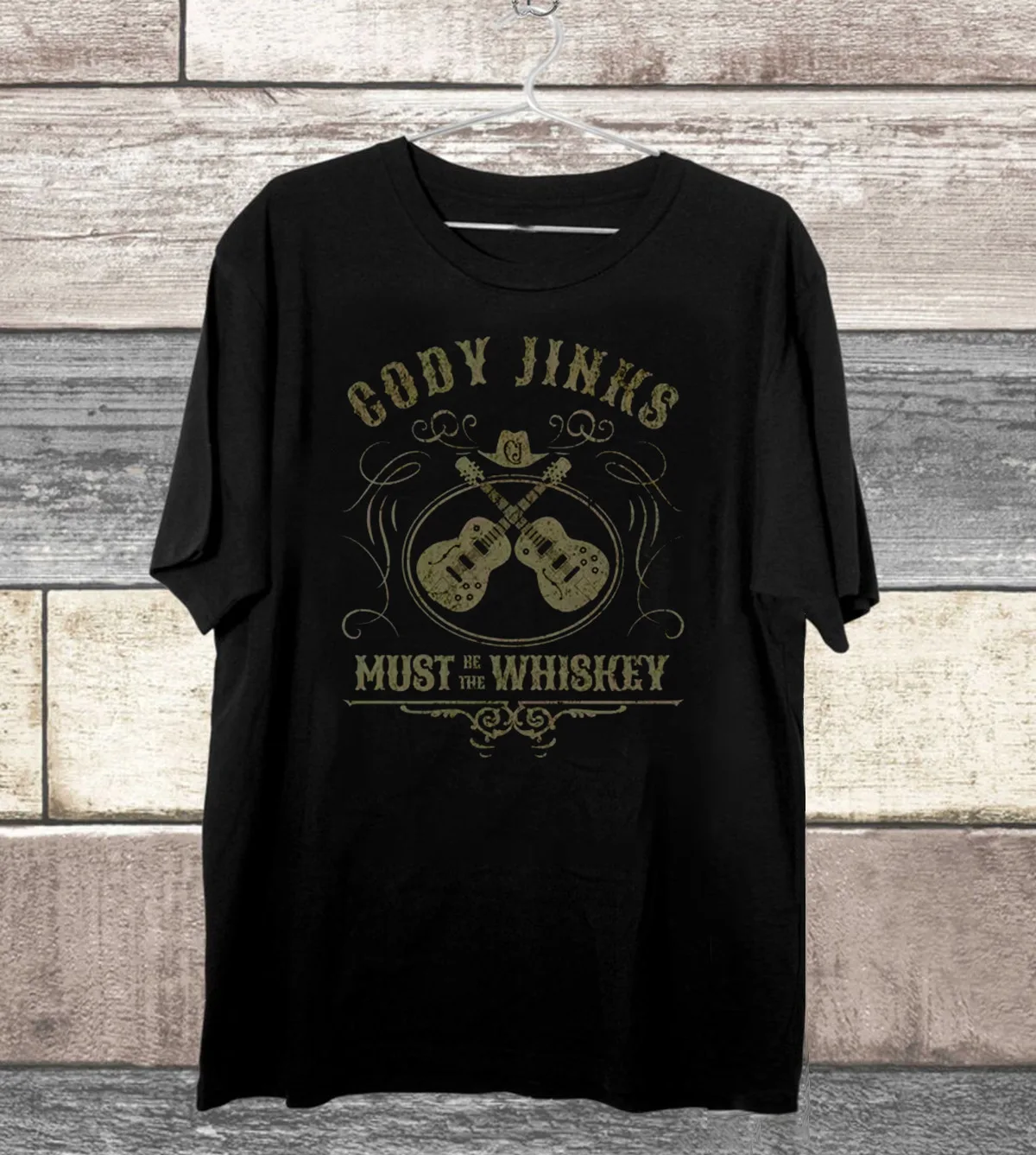 Cody Jinks Must be the Whiskey Short Sleeve Unisex T-Shirt All Size