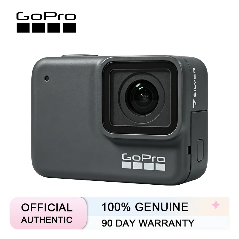 GoPro HERO7 Silver Action Camera 4K Ultra HD Video Recording Touch ...