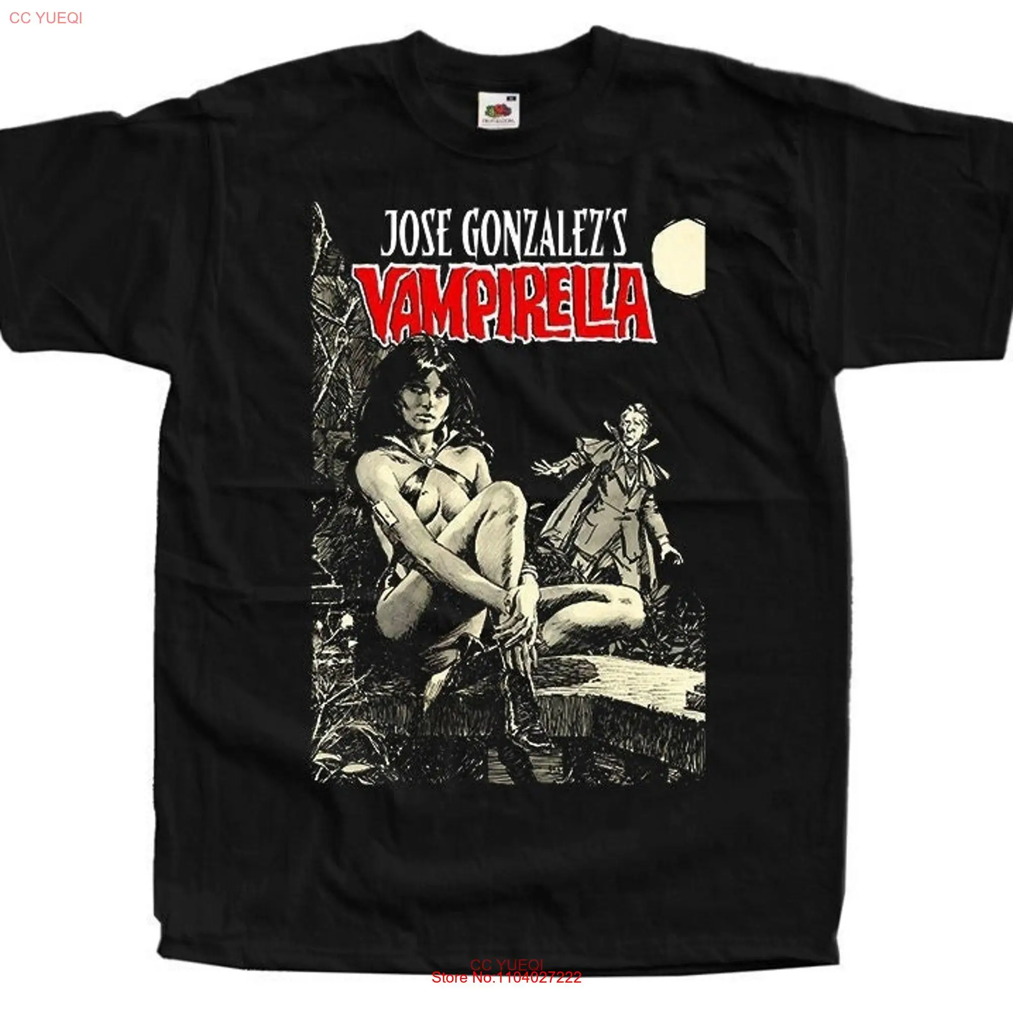 Vampirella V18 Horror Poster T SHIRT All sizes S 5XL Cotton long or short sleeves