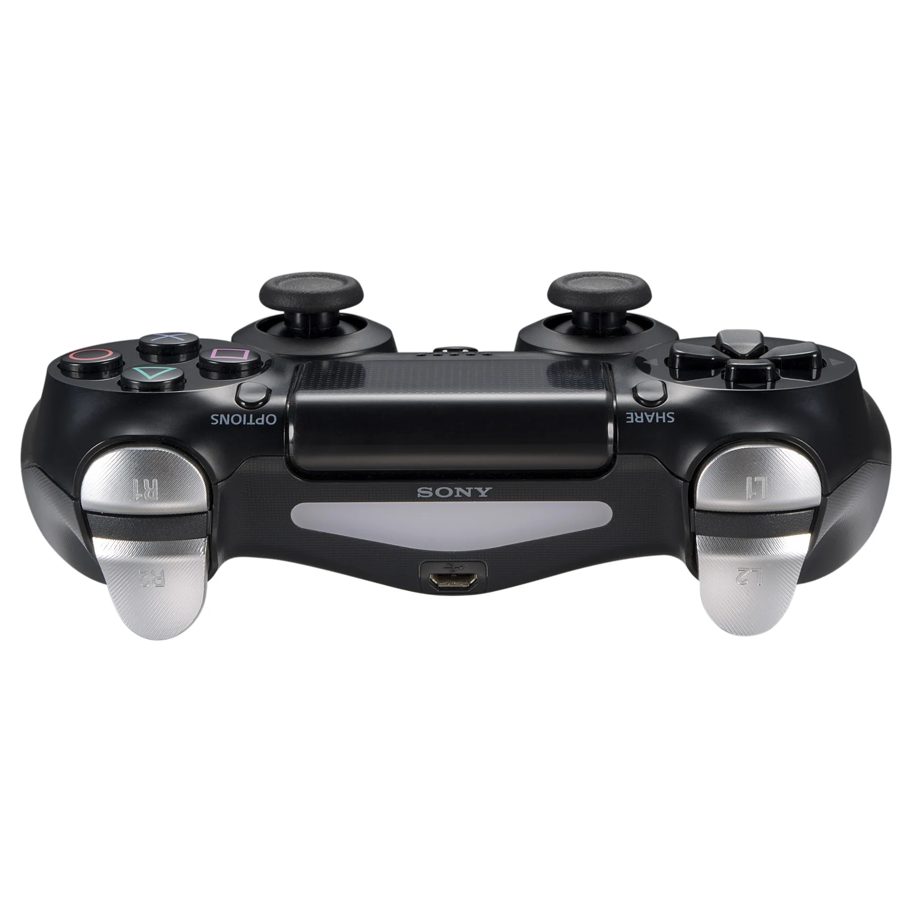 EXtremeRate 금속 컬러 버튼 키트 R1 L1 R2 L2 트리거 PS4 JDM-001 JDM-011 컨트롤러