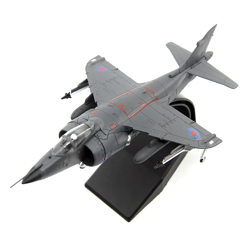 1/72 Scale AMER British Navy Harrier Mk1 VTOL Fighter Model Premium Alloy Craft, Perfect Gift for Aviation Enthusiasts