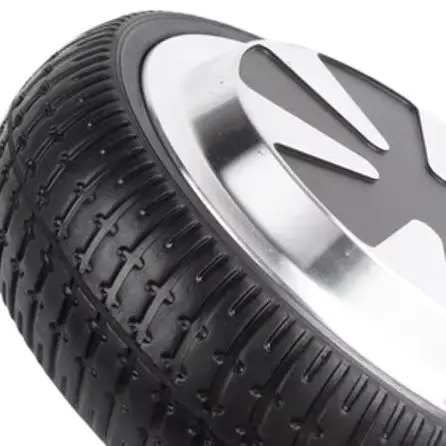 6,5 Zoll 36V 350W Bürstenloser Motorradmotor mit Reifen für selbstbalancierenden Scooter, Aluminiumfelge, Gummireifen, Ersatz für Elektro-Hoverboard