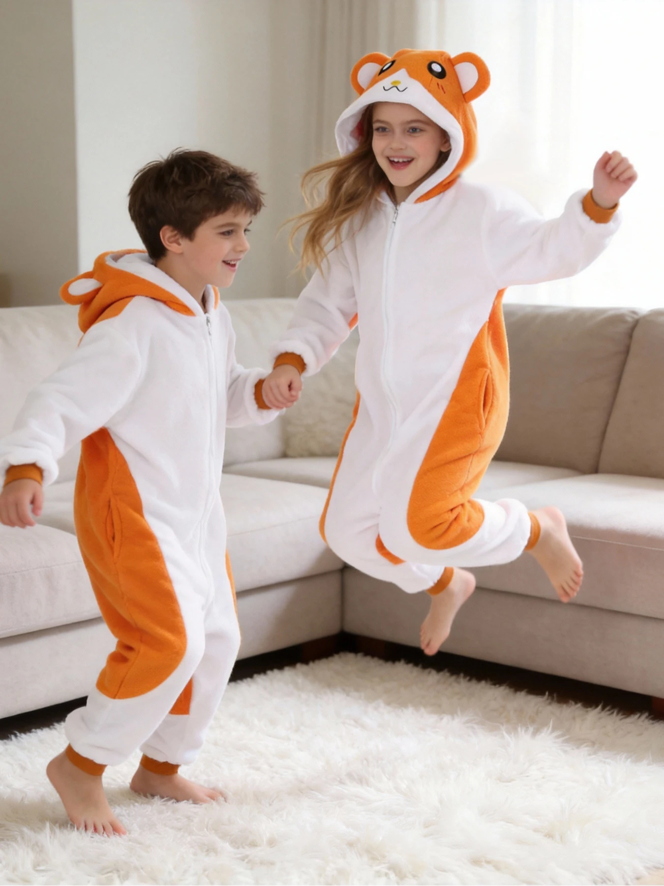 Children Hamster Cartoon Cosplay Onesies Unicorn Pajamas Kids Baby Animal Halloween Pajamas Boys Girls Cute Hedgehog Kigurumi